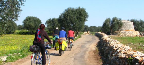 Percorsi in bicicletta nelle campagne del Salento