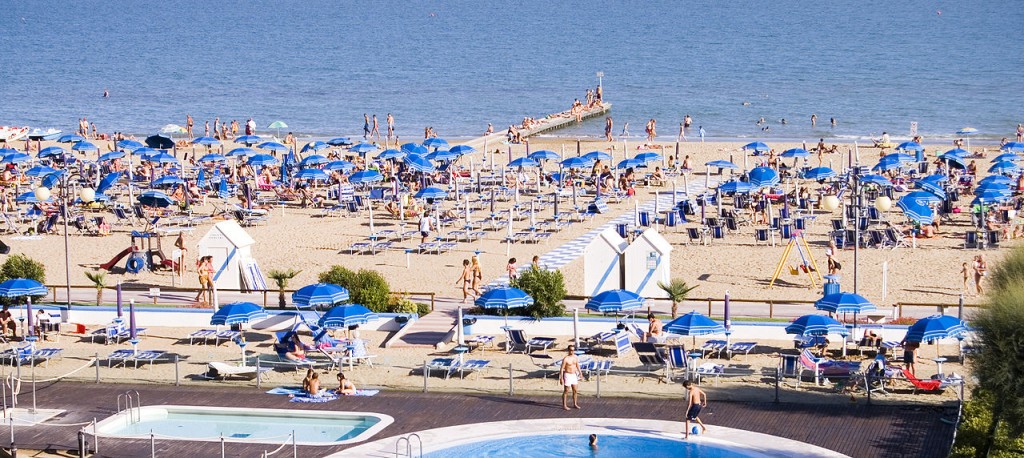 La spiaggia di Jesolo