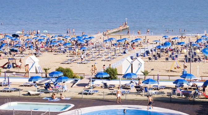 La spiaggia di Jesolo