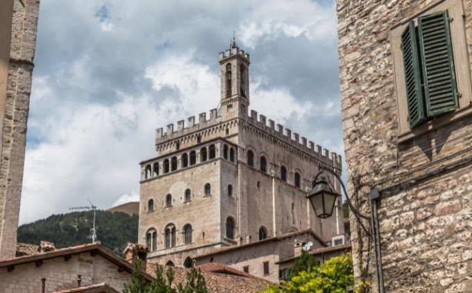 Città di Gubbio in Umbria