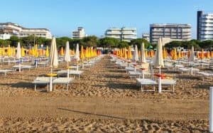 mare e spiaggia a Lignano vacanze di Settembre