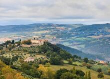 paesaggio umbria dall'alto