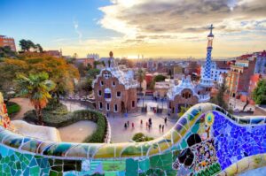 Panorama Parc Guell - Ponte del 1 Maggio a Barcellona