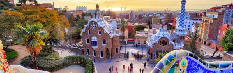 Panorama Parc Guell - Ponte del 1 Maggio a Barcellona